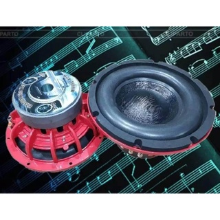 LXJ ดอกลำโพงรถยนต์ซัฟวูฟเฟอร์ 10 นิ้ว วอยซ์คู่ (4+4 ohm)1000w car subwoofer วัตต์