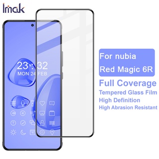 Original Imak ZTE Nubia Red Magic 6R กระจกนิรภัย กาวเต็ม ฟิล์มกันรอยหน้าจอ