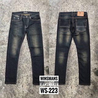 กางเกงยีนส์ขายาว เดฟผ้ายืด Skinny Winsman กระดุม หลากรุ่นหลายสี Size 28-36