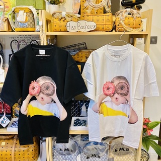 🌟พร้อมส่ง แท้💯% เสื้อ ADLV BABY FACE SHORT SLEEVE T-SHIRT DONUTS 1 R เสื้อยืดหน้าเด็ก นำเข้าจากเกาหลี