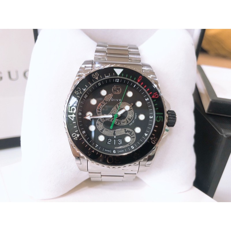 used Gucci  Dive watch  King of snake มือสองของแท้
