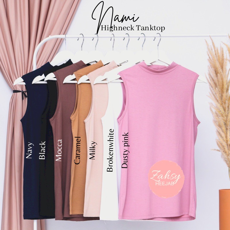 Nami Highneck Tanktop / INNER TANKTOP / TANKTOP CUFF