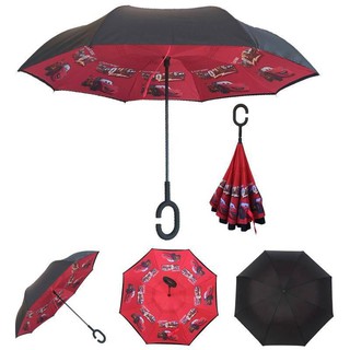 ร่มกลับด้าน สารพัดประโยชน์ มีขนาดใหญ่ เส้นผ่านศูนย์กลาง 98 cm (2SIDE  UMBRELLA )