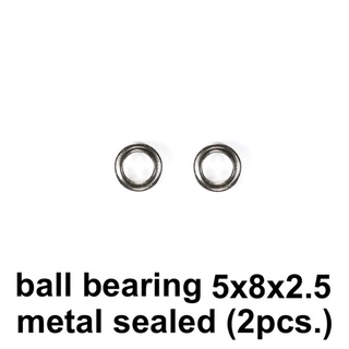 Ball bearing 5x8x2.5 metal sealed (2pcs.)