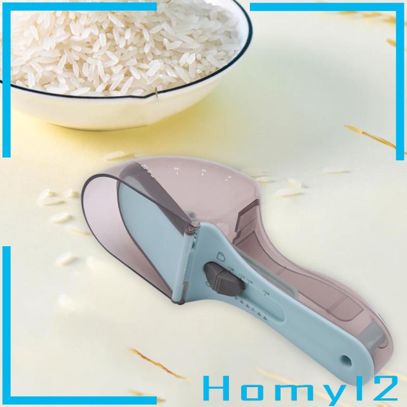 HOMYL2 Measuring Spoons Save Space Feeding Tool with Hole and Scale ช้อนตวงอาหาร พร้อมรู และสเกล