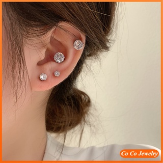 Cocojewelry ต่างหูกระดุมแม่เหล็ก ไม่ต้องเจาะหู สไตล์เกาหลี สําหรับผู้หญิง