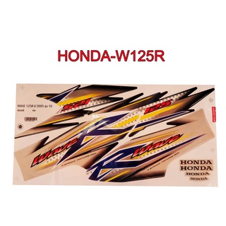 A สติ๊กเกอร์ติดรถมอเตอร์ไซด์ สำหรับ HONDA-W125R