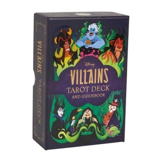 Disney Villains Tarot Deck แท้ ไพ่ทาโร่ ไพ่ยิปซี รับประกันของแท้ ใหม่ ไม่แกะซีล ส่งเร็ว