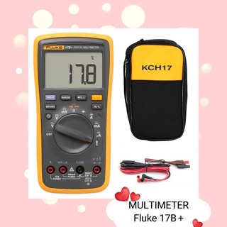 Fluke Digital Multi meter 17B+ ดิจิตอล มัลติมิเตอร์ รุ่น 17B+ มิเตอร์ที่ช่างมืออาชีพให้การยอมรับ ในความเที่ยงตรง และแม่น