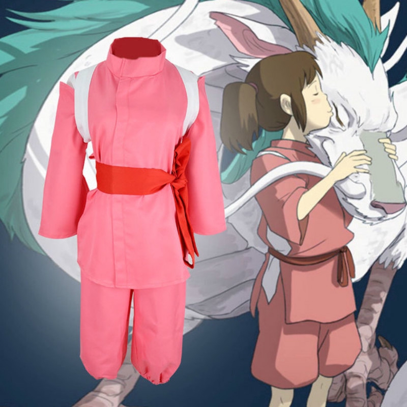 ชุดคอสเพล์ย spirited away chihiro & kohaku สําหรับแต่งคอสเพลย์