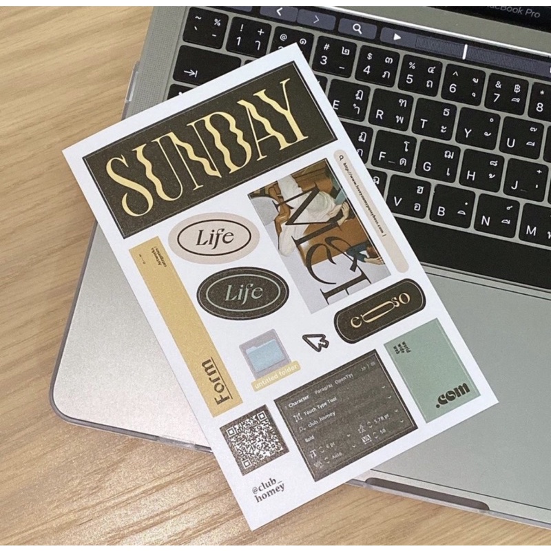 HOMELAND - sticker sheet (Weekday)