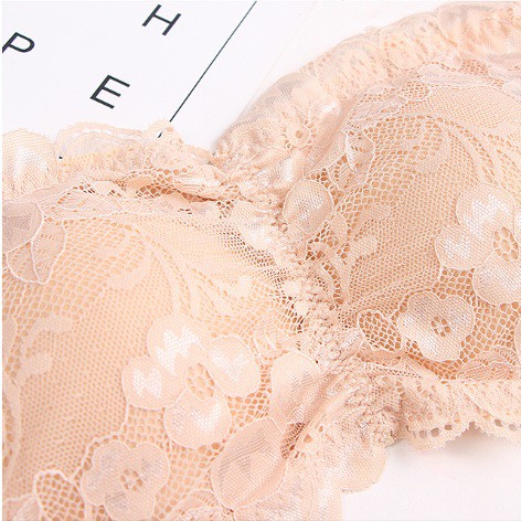 บรา ลูกไม้ น่ารักมาก เกาะอก นิ่ม Soft Lace Tube Top sexy bra คร้อป ท้อป ราคา ถูกที่สุด ดีลบีเคเค แกลเลอรีภาพที่ 7