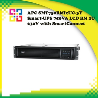 APC SMT750RMI2UC-3Y Smart-UPS 750VA LCD RM 2U 230V with SmartConnect