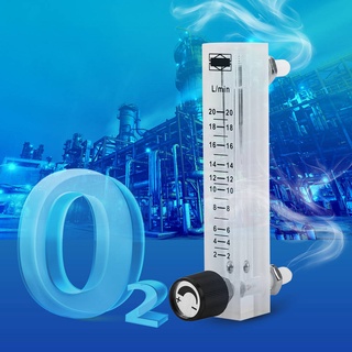 ZhongXiong LZQ-7 Flowmeter 2-20LPM Flow Meter with Control Valve for Oxygen/Air/Gas