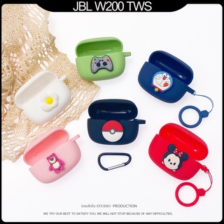 เคสซิลิโคนนิ่ม กันตก สําหรับหูฟัง Jbl W200TWS Jbl Wave 200 tws