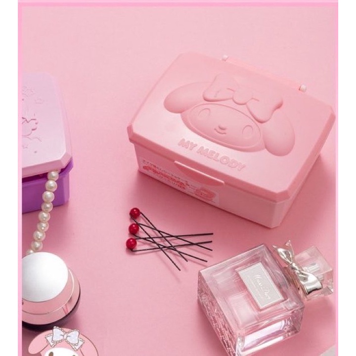 [พร้อมส่ง ] กล่องมายเมโลดี้ My Melody sanrio box กล่องมินิ เก็บการ์ด เก็บของ