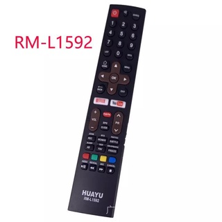 ใหม่ รีโมตคอนโทรลสมาร์ททีวี RM-L1592 coocaa Skyworth พร้อมตาข่าย