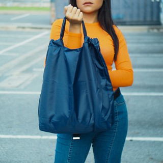 Strangersbkk Tote Bag Navy Blue