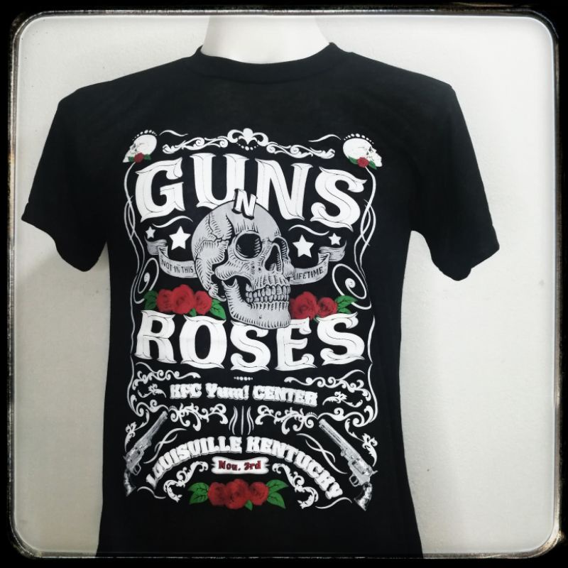 เสื้อวง ​Gun​N'Roses ​ผ้าบางแนววินเทจ