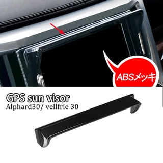 Alphard 30/ vellfire 30 agh30 anh30 (2015-2022) ที่บังแดด GPS สีดํา ที่บังแดด GPS เครื่องนําทาง 7/9 นิ้ว