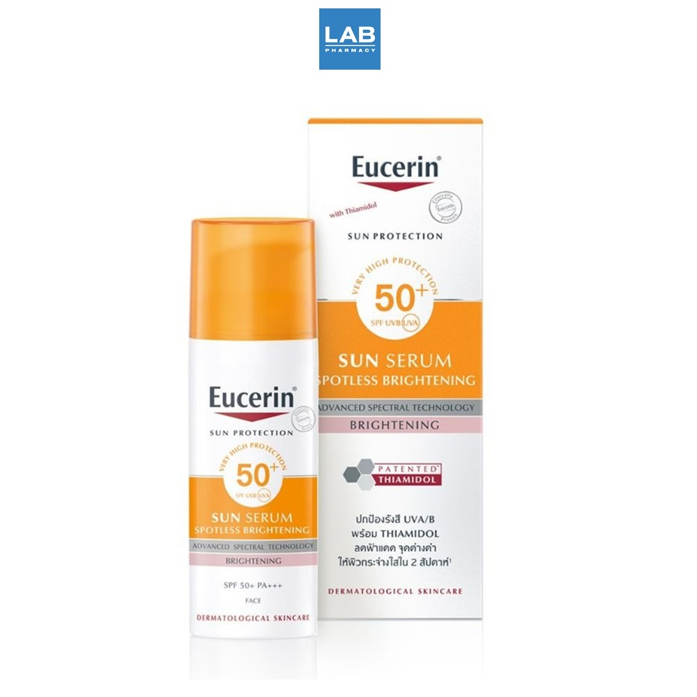 [ แถมฟรี Sun 7 ml. ] Eucerin Sun Spotless Brightening Serum SPF50+ PA+++ 50 ml. - ยูเซอริน ซัน สปอตเลส