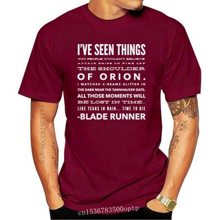 เสื้อยืดแขนสั้น ผ้าฝ้าย ลาย Blade Runner Tears In Rain สีขาว สีดํา ส่งฟรี แฟชั่นสําหรับผู้ชาย 2022