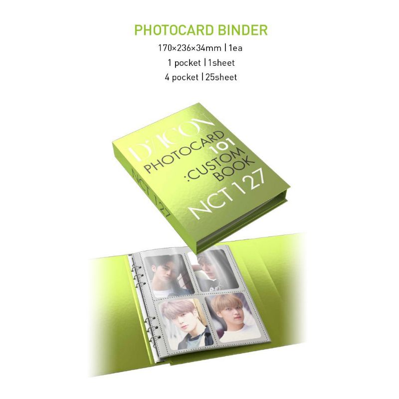 DICON NCT 127 binder+card holder