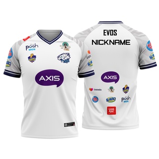 Evos เสื้อเกมมิ่ง สีขาว 2021