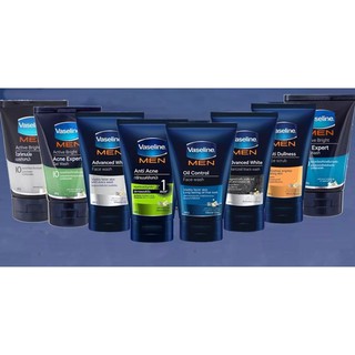 Vaseline Men Facial Face Wash Anti Acne Oil Foam 100ml. วาสลีน เม็น แอนตี้ แอ็คเน่ เฟซ วอช เพื่อผิวหน้าผู้ชายไร้สิว