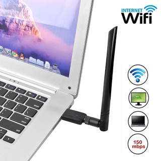 ตัวรับสัญญาณไวไฟ เสาแยก 600Mbps. wifi ไร้สายพอร์ท USB สำหรับเชื่อมต่อสัญญาณ wifi พร้อมเสารับสัญญาณ