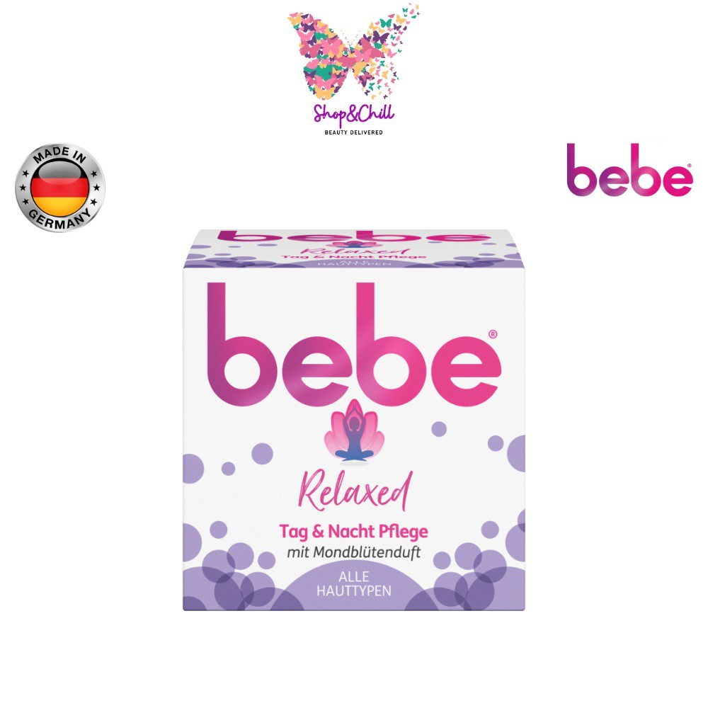 ครีมบำรุงผิวหน้า bebe relaxing care day & night 50 ml