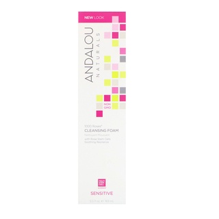 Andalou Naturals 1000 Roses Cleansing Foam, Sensitive, 5.5 fl oz (163 ml)