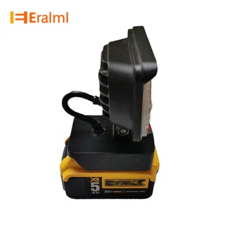 Eralml ไฟแบตเตอรี่ลิเธียม อเนกประสงค์ พร้อมแฟลชสูง สําหรับ Dewalt 20v