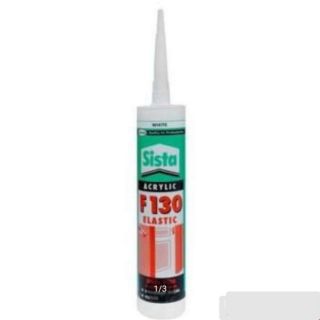 SISTA F130W อะครีลิคยาแนวสีไม้(สีขาว)