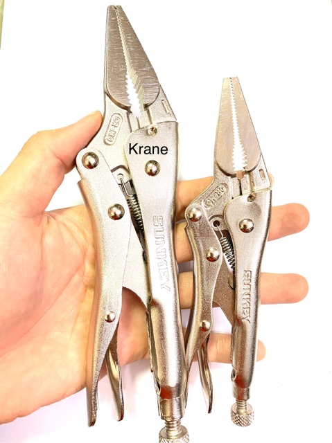 Sunkey คีมล็อกปากแหลม 6” และ 9” - รูปที่ 2