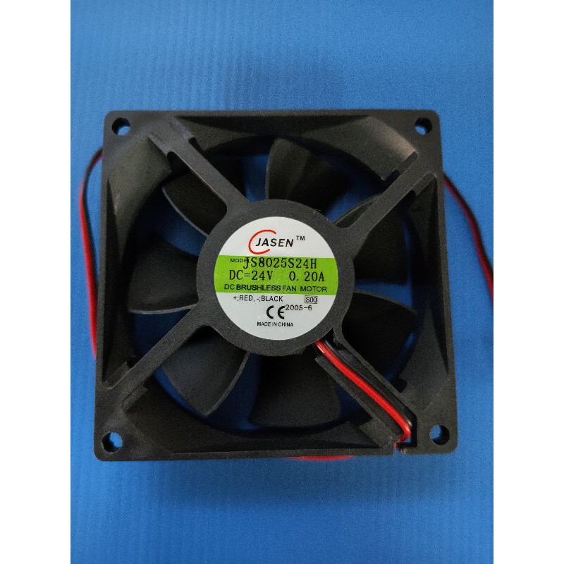 พัดลม 80x80x25mm.3 นิ้ว 24VDC