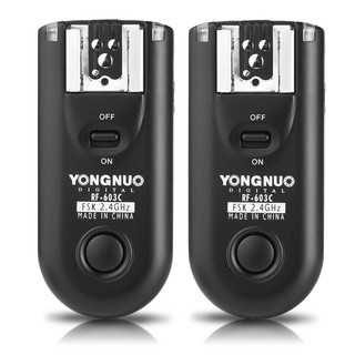 YONGNUO RF-603C II Wireless Flash Trigger for Canon  แฟลชทิกเกอร์