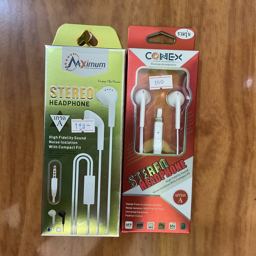 Conex Maximum หูฟัง รวมรุ่น Samsung Oppo Vivo Redmi Lava Infinix Beyond Tecno Realme