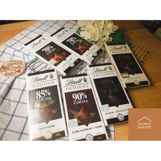 KETO Lindt Chocolate Dark Chocolate Noir KETO 100% 99% 90% 85% 78% 70% ดาร์ค ชอคโกแลต คีโต พร้อมส่ง