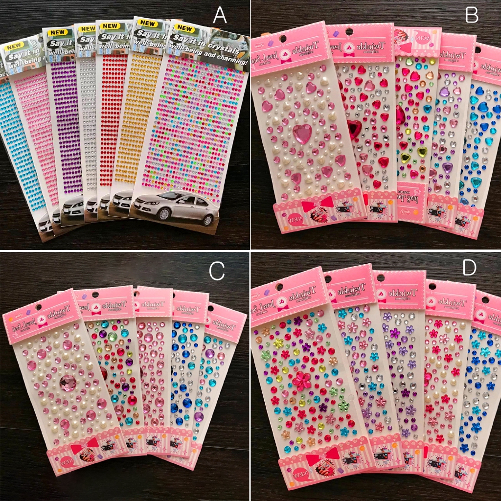INS สติกเกอร์อะคริลิค สีสันสดใส สำหรับตกแต่ง