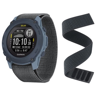 สายนาฬิกาข้อมือไนล่อน อุปกรณ์เสริม สําหรับ Garmin Descent G1 Solar Epix (Gen 2) Forerunner 945 LTE 745 Approach S60 S62