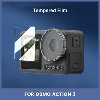 ฟิล์มกันรอยหน้าจอกล้อง HD กันฝุ่น อุปกรณ์เสริม สําหรับ Osmo Action 3 DJI Action 3