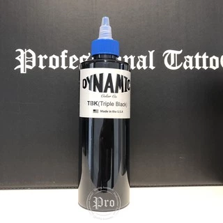 สีสักแท้ DYNAMIC BLACK สีไดนามิค ขนาด 8 ออนซ์ ขน่าด 1 ออนซ์