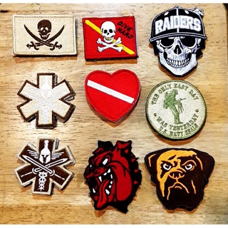 Tec40 Patch and Velcro Armband Cartoon อาร์ม ตีนตุ๊กแก Size 70x70mm  Made in THAILAND