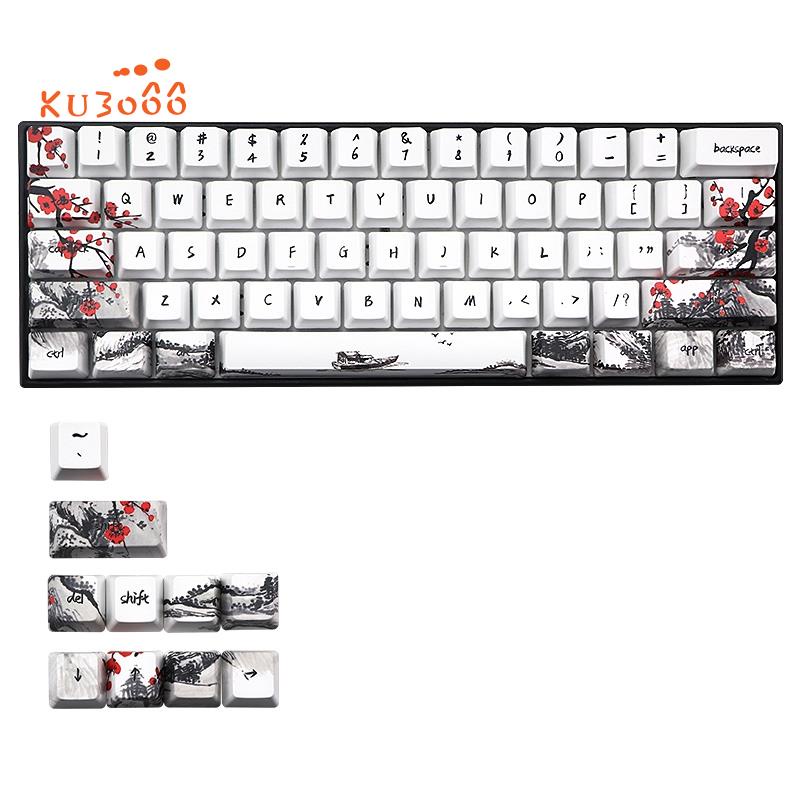 ฝาครอบคีย์บอร์ด 71 ปุ่มสําหรับ Gh60 Rk61 Alt61 Anne Pro2 Gk61 Gk64 Dz60 Keycaps,Jp t084