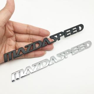 สติกเกอร์โลหะ ตราสัญลักษณ์ MAZDASPEED 3D สําหรับติดด้านข้างรถยนต์ Mazda 2 3 6 CX-4 CX-5 CX7 Atenza Axela 1 ชิ้น