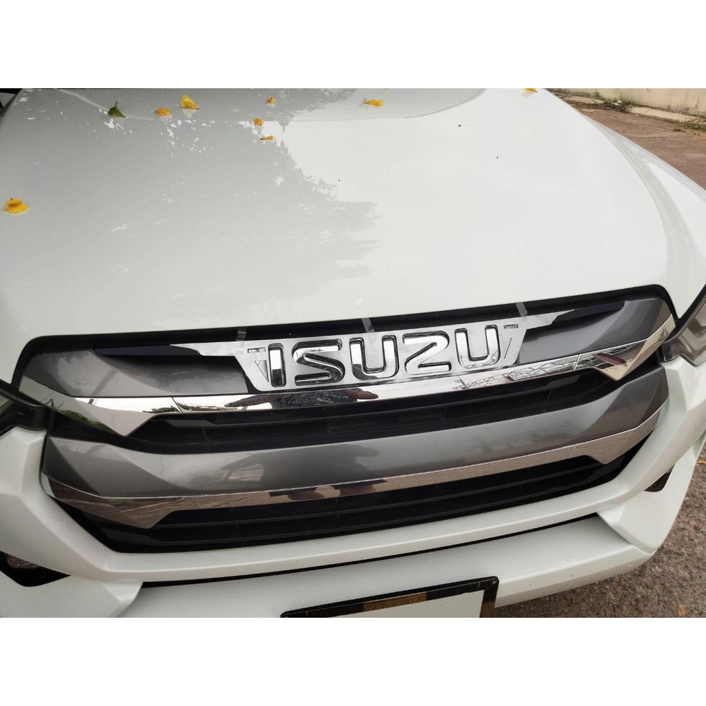 FAKIE ครอบโลโก้ ISUZU พร้อมกาว3M รุ่น ISUZU D-MAX 1.9 Ddi All New 2020-2022 โลโก้ ติดรถยนต์​ สแตนเลส304 สีทน ไม่เป็นสนิม ราคา ถูกที่สุด ดีลบีเคเค แกลเลอรีภาพที่ 8