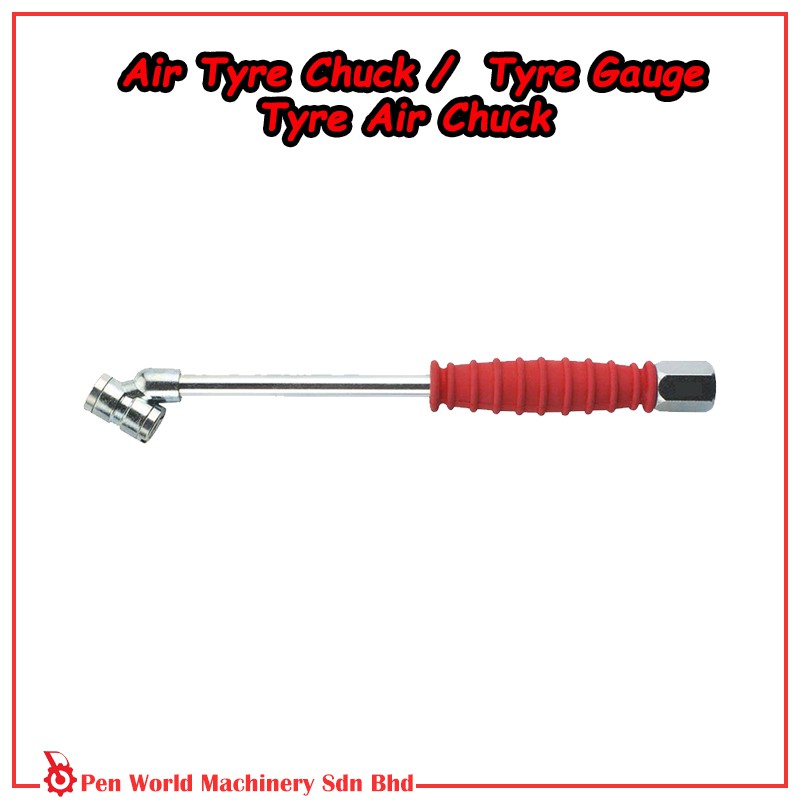 Air Tyre Chuck Tyre Gauge ยาง Air Chuck