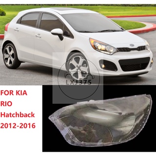 ฝาครอบไฟหน้า เลนส์ไฟหน้า สําหรับ KIA RIO Hatchback 2012 2013 2014 2015 2016