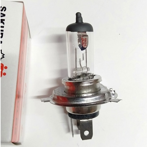 12V 35/35W H4 SAKURA CLEAR LAMPU DEPAN BULB MENTOL DEPAN BULB FRONT LC135NEW V4-V5 SRL115 CT100 CT11